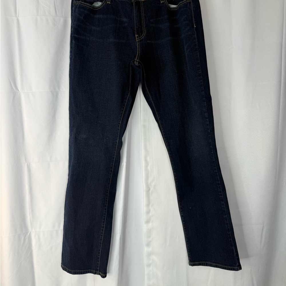 Signature by Levi Strauss Women's Dark Indigo Straight Leg Jeans